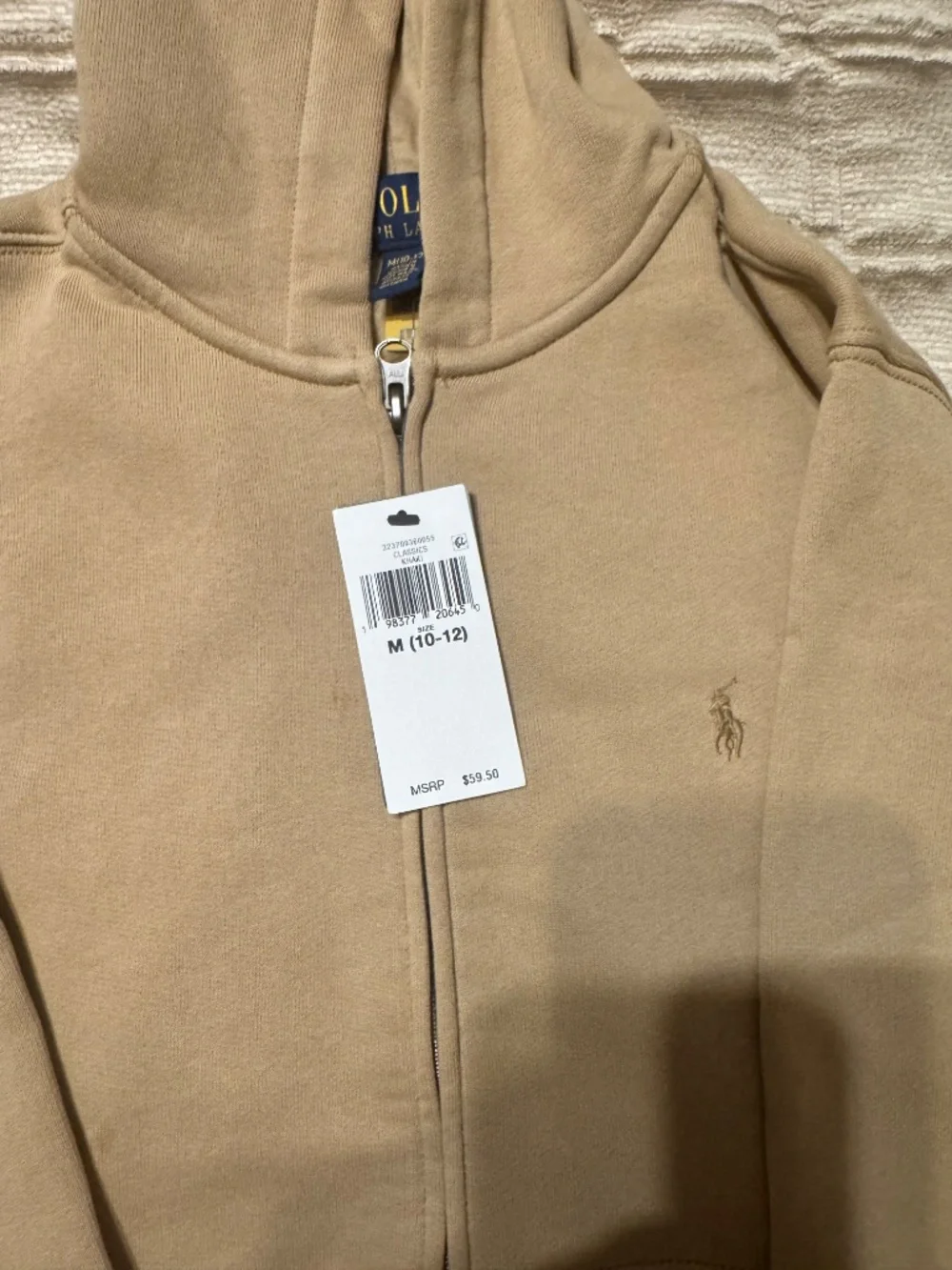 NWT Ralph Lauren Childrenswear Fleece Full-Zip Hoodie